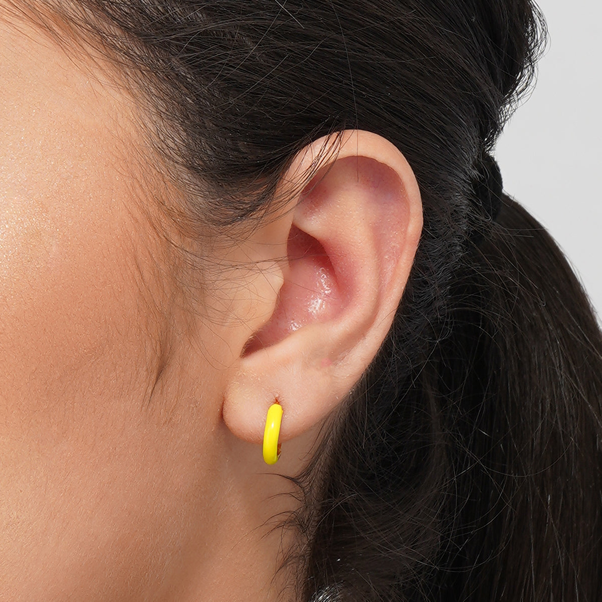 Huggie Earrings, Rose Gold Earrings, Small Hoop Earrings – AMYO Jewelry